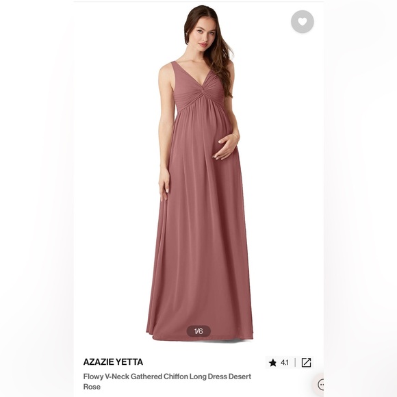 AZAZIE Yetta Maternity Bridesmaid Dress - Picture 6 of 6